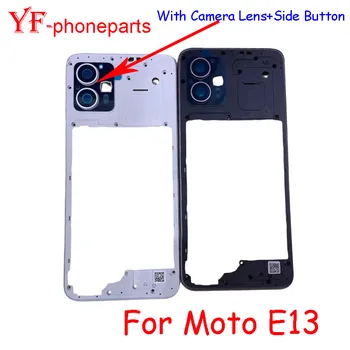 Средняя Рамка Лучшего Качества Для Motorola Moto E13 Средняя Рамка С Деталями Для Ремонта Корпуса Объектива Камеры