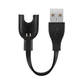 Стабильная передача данных USB Легкие и быстрые аксессуары Зарядное устройство для смарт-браслета, заменяющее линию зарядки, черный Портативный для Mi Band 3
