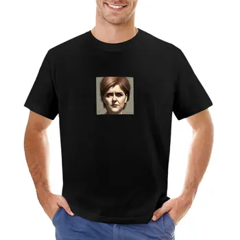 Футболка Nicola Sturgeon Scottish Leader (цветной портрет) футболка с графическим рисунком мужская одежда мужская футболка