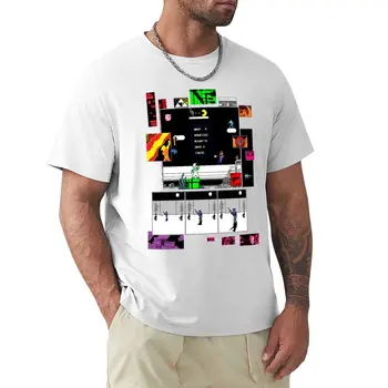 Футболка Retro Gaming 101, негабаритная, быстросохнущая, для мальчиков, белая дизайнерская футболка для мужчин
