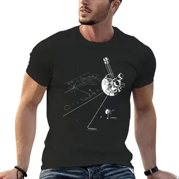 Футболка с надписью Pioneer, футболка с животным принтом для мальчиков, футболки с короткими рукавами, футболки большого и высокого размера для мужчин