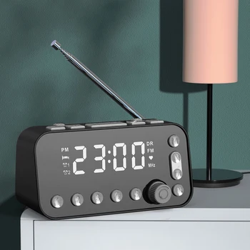 Цифровое настольное радио A1 будильник с двойным USB-портом для зарядки DAB FM-радио с антенной, программируемый таймер сна