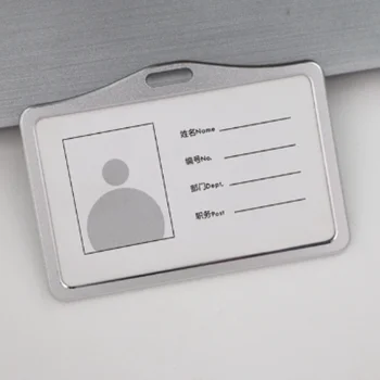 Чехол для карты из алюминиевого сплава, держатель банковской деловой рабочей карты с выдвижной катушкой для бейджей из ABS, сумка для бейджей для кредитных удостоверений личности