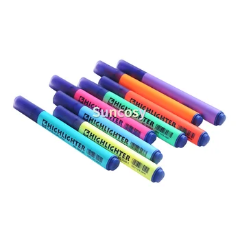 Штатная флуоресцентная ручка, фломастер, фломастер карамельного цвета, цветной черновой рисунок ключевые заметки, ручка для обзора, специально для ручного аккаунта