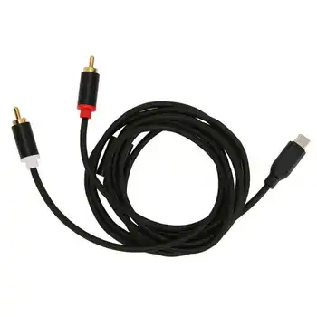 Штекерный кабель типа C-2 Hi-Fi Стерео, позолоченный звуковой шнур для автомобильного радиоприемника для телефона