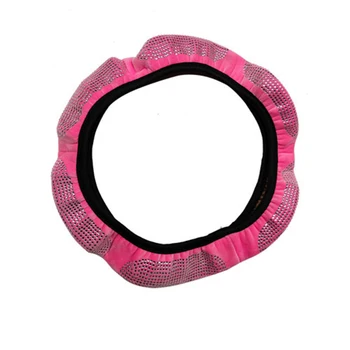 Эластичная крышка рулевого колеса розового цвета с защитой от коррозии Простая и быстрая установка Универсальная комплектация Подходит для большинства автомобилей