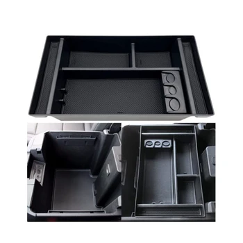 Ящик для хранения автомобильного подлокотника, органайзер на центральной консоли для Chevy Silverado 1500/GMC Seirra 2500/3500HD 2019-2023 Лоток для хранения