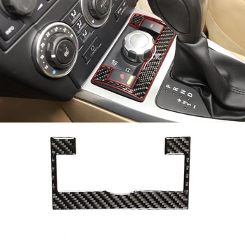 1 ШТ Кнопка Переключения Режима Декоративная Отделка Наклейки Детали Из Углеродного Волокна Аксессуары Для Land Rover Freelander 2 2007-2012