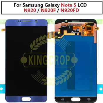 Для Samsung Galaxy NOTE 5 N920 N920F ЖК-дисплей С Сенсорным Экраном Дигитайзер В Сборе Note5 Замена SAMSUNG NOTE 5 LCD